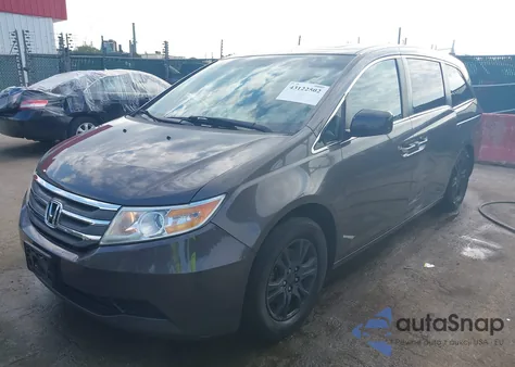 2012 Honda Odyssey Ex-L from USA, damaged, VIN 5FNRL5H67CB146325